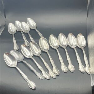 1959 WM Rogers Moonlight Silver plated Spoons - always flatware replacement